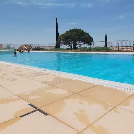 Au Calme, Dans Les Pins, Avec Vue Et Piscine Lejlighed Sainte-Maxime